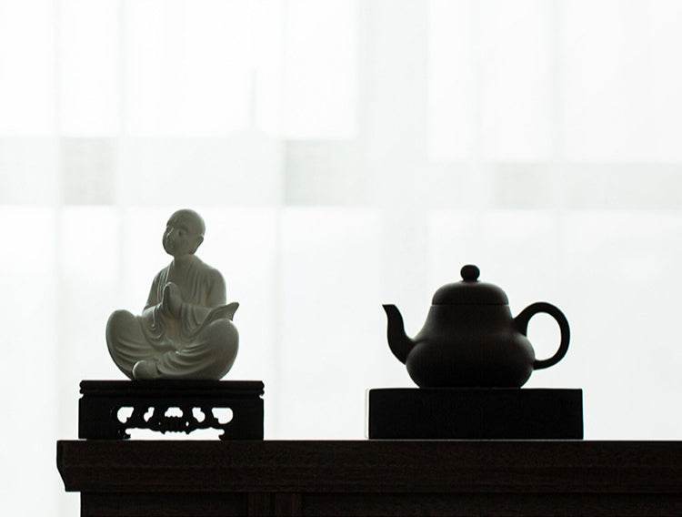 Ceramic Meditation Buddha Statue - Tibetan Buddhist statue, view 19