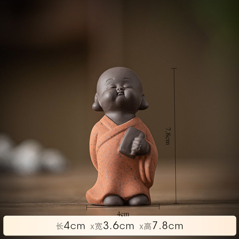 Purple Sand Meditation Buddha Statues