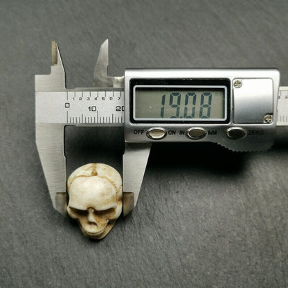 White Skull Spacer Bead for Prayer Bead
