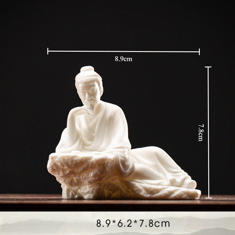 White Porcelain Buddha Statues