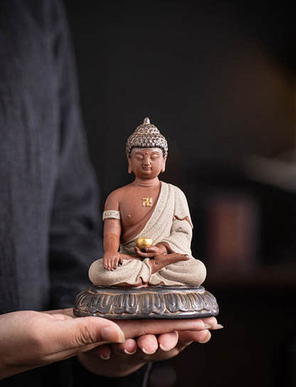 Shakyamuni Meditation Buddha Statue - Tibetan Buddhist statue, view 10