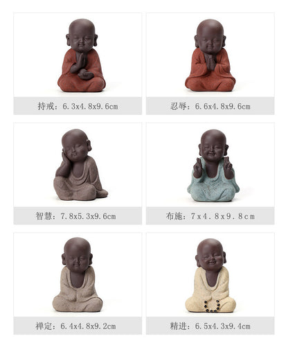 Purple Sand  Meditation Buddha Statues