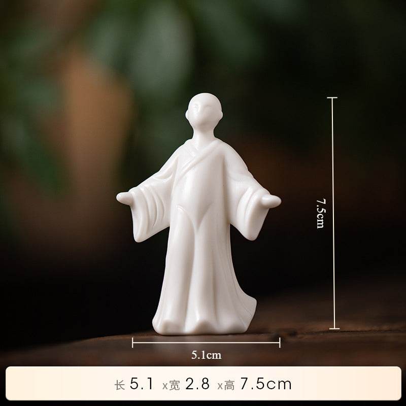 Ceramic Buddha Statues - Tibetan Buddhist statue, view 8