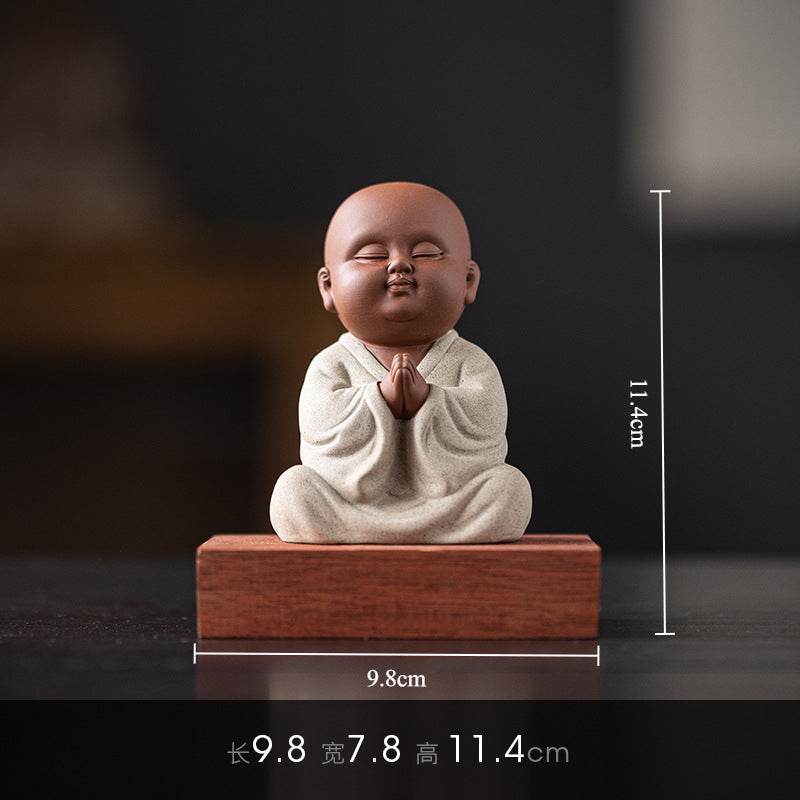 Purple Sand Meditation Buddha Statues - Tibetan Buddhist statue, view 16
