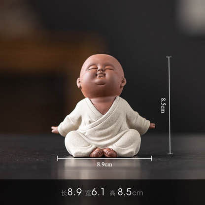 Purple Sand Meditation Buddha Statues - Tibetan Buddhist statue, view 7