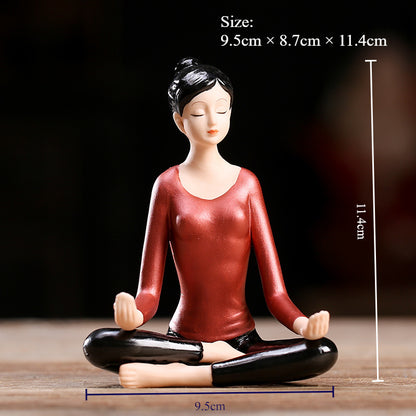 Ceramic Yoga Statues