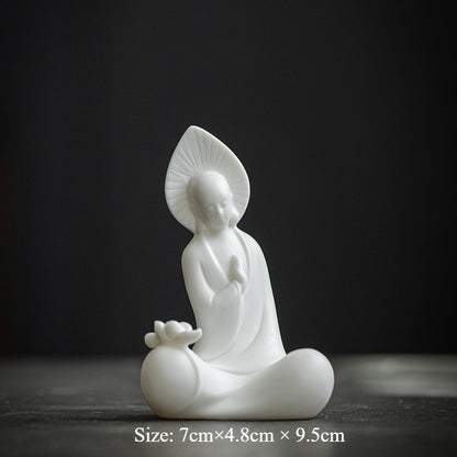 White Porcelain Buddha Statue