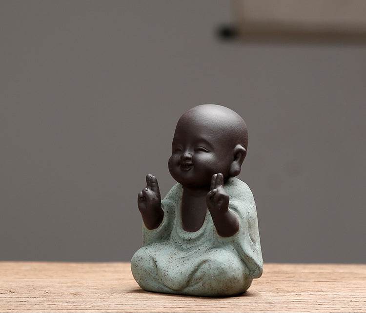 Purple Sand Meditation Buddha Statues - Tibetan Buddhist statue, view 14