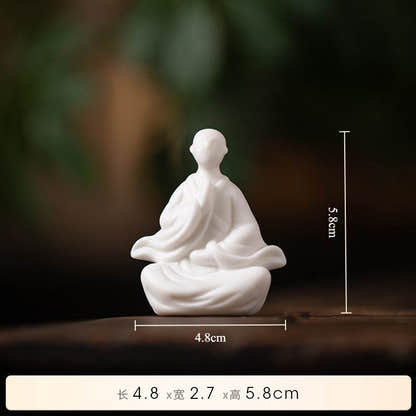 Ceramic Buddha Statues - Tibetan Buddhist statue, view 6
