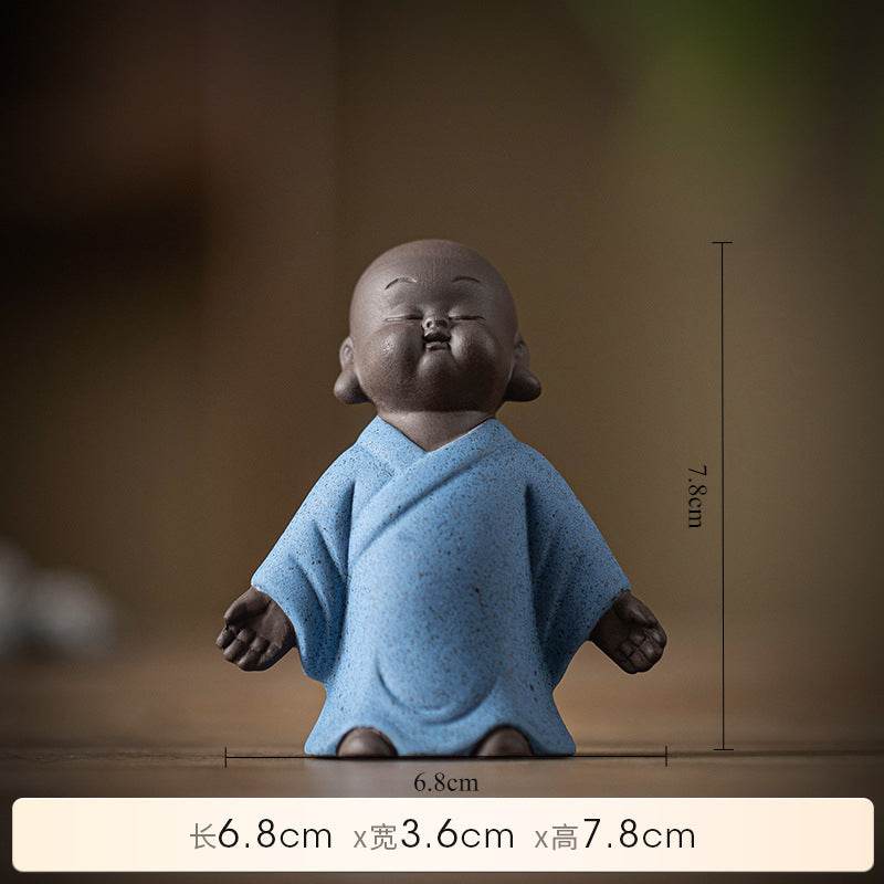 Purple Sand Meditation Buddha Statues - Tibetan Buddhist statue, view 7
