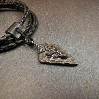 Demon Amulet 1.8" - Tibetan Buddhist amulet, view 5