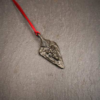 Demon Amulet 1.8" - Tibetan Buddhist amulet, view 7