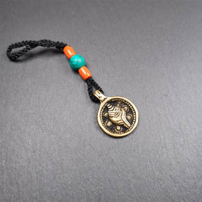 Conch Amulet 0.98" - Tibetan Buddhist amulet, view 6