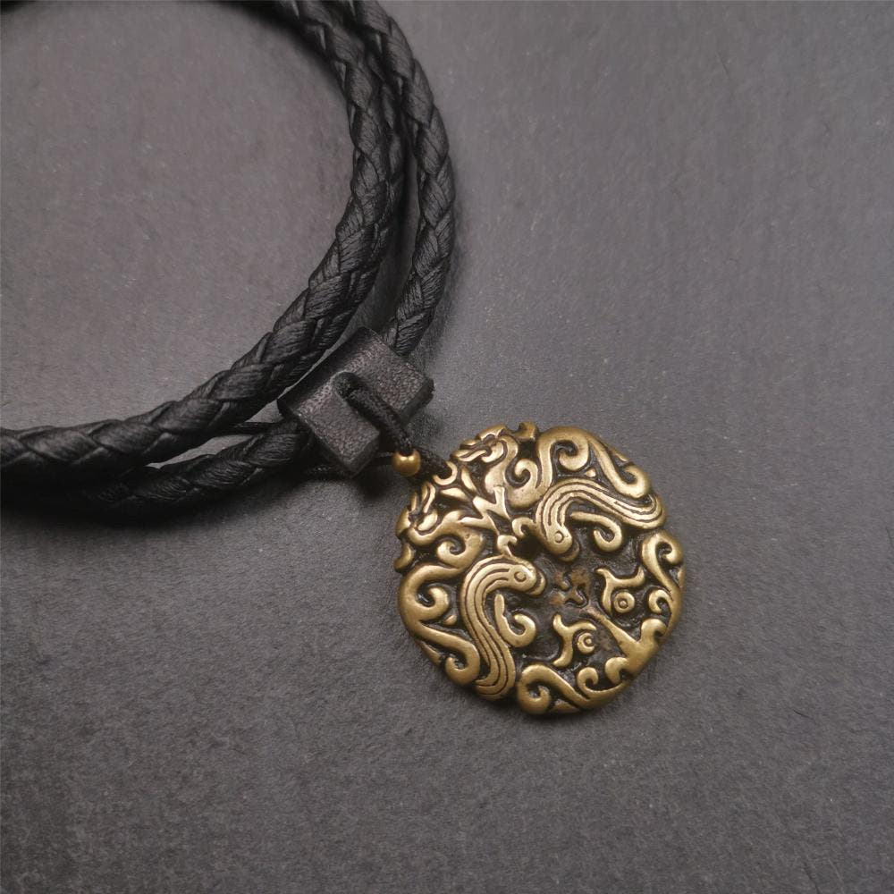 Kirtimukha Amulet 1.0" - Tibetan Buddhist amulet, view 4
