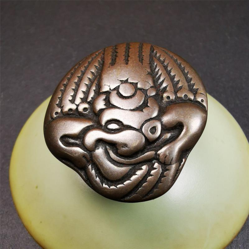 Garuda Amulet - 1.54" - Tibetan Buddhist amulet, view 8