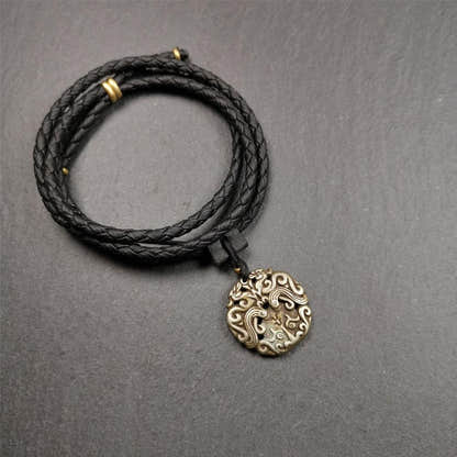 Kirtimukha Amulet 1.0" - Tibetan Buddhist amulet, view 10