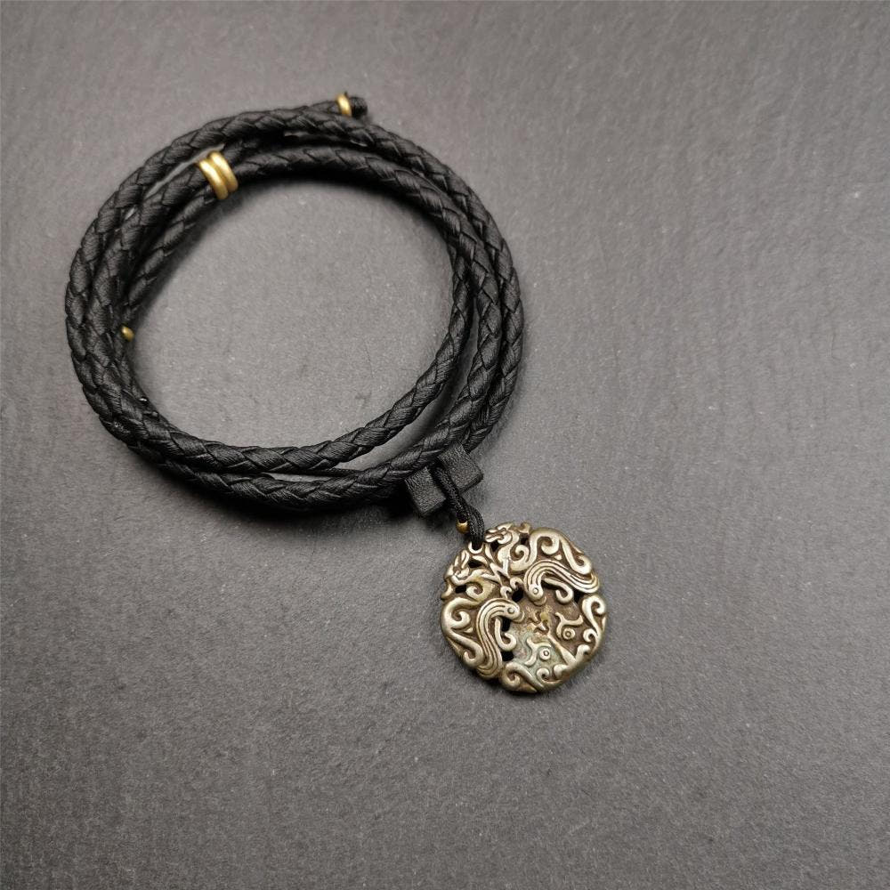 Kirtimukha Amulet 1.0" - Tibetan Buddhist amulet, view 10