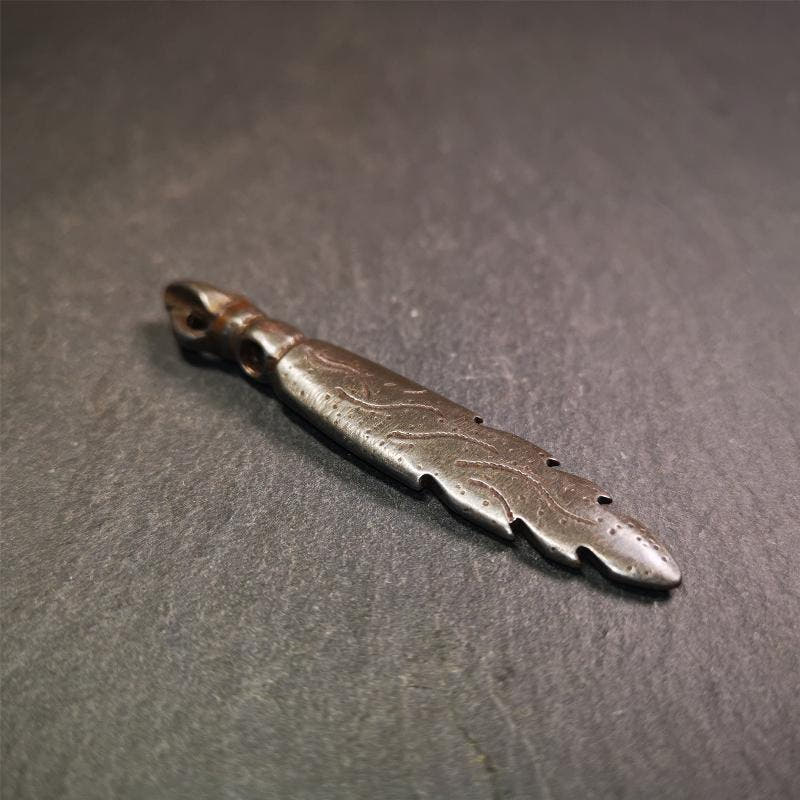 Manjusri Sword Amulet 2.8" - Tibetan Buddhist amulet, view 6