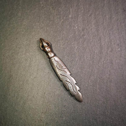 Manjusri Sword Amulet 2.8" - Tibetan Buddhist amulet, view 5