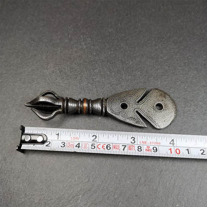 Round Kartika Knife 4.0" - Tibetan Buddhist art, view 8