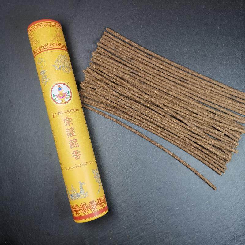 Traditional Derge Dsongzar Tibetan Incense Sticks - Tibetan Buddhist art, close-up detail