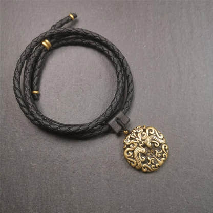 Kirtimukha Amulet 1.0" - Tibetan Buddhist amulet, view 6