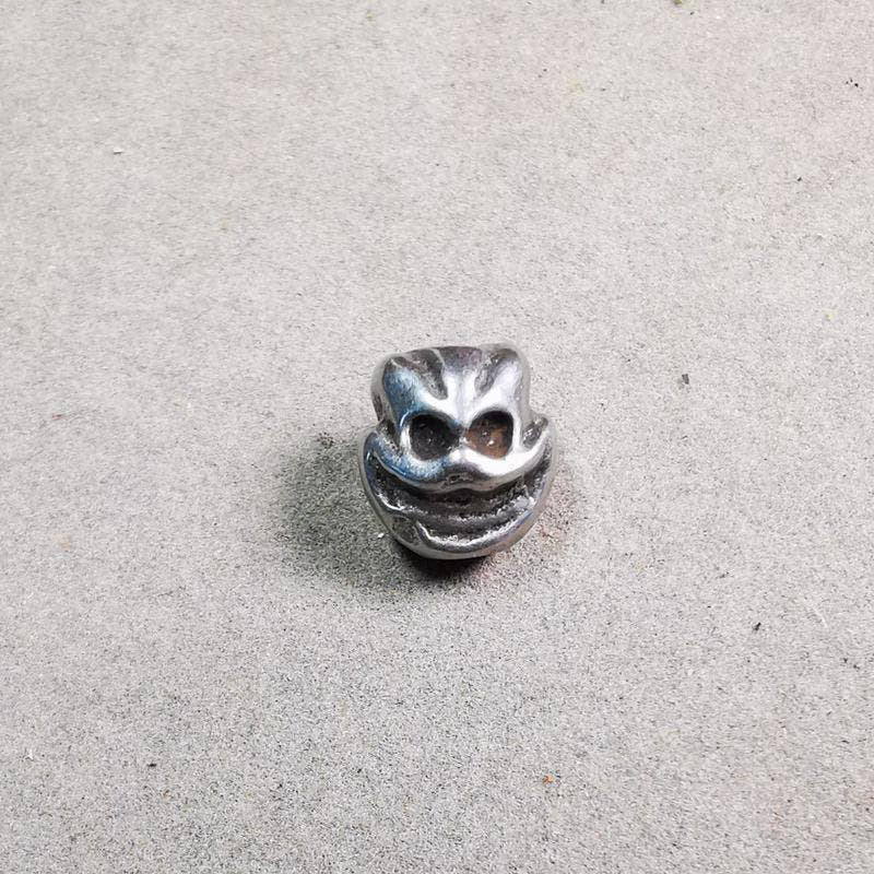 Skull Citipati Beads 0.47" - Tibetan Buddhist art, view 10