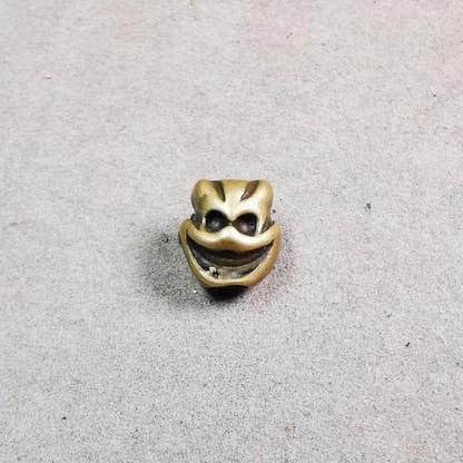 Skull Citipati Beads 0.47" - Tibetan Buddhist art, view 13