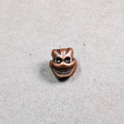 Skull Citipati Beads 0.47" - Tibetan Buddhist art, view 12