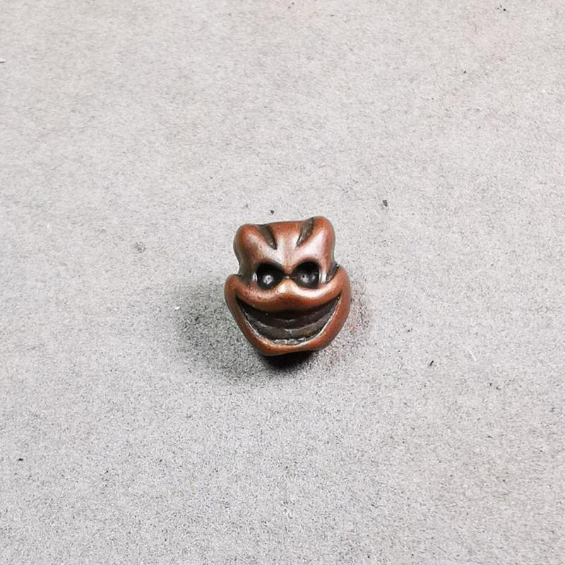 Skull Citipati Beads 0.47" - Tibetan Buddhist art, view 12