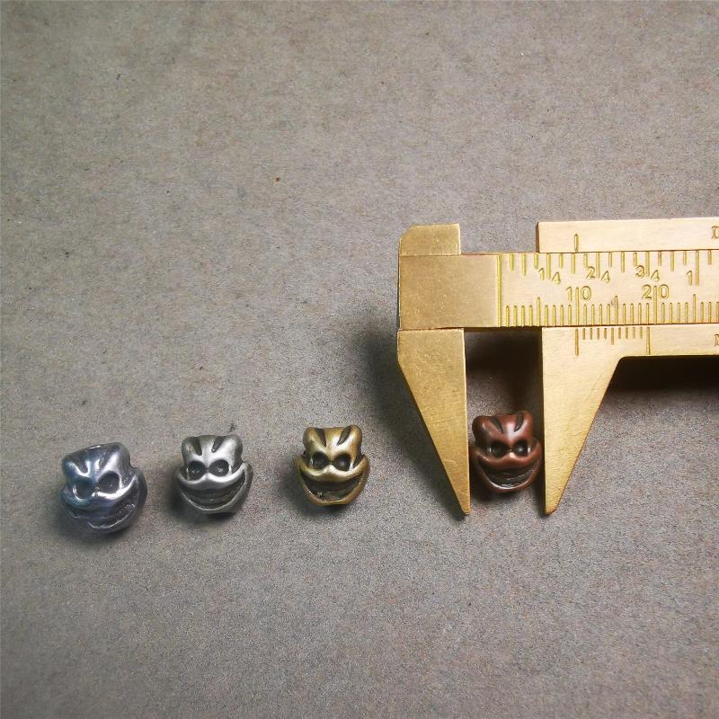 Skull Citipati Beads 0.47" - Tibetan Buddhist art, view 14
