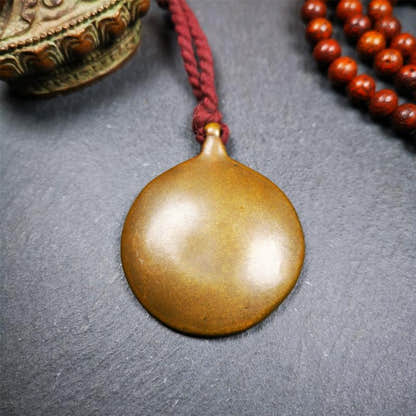 Melong 1.65" - Tibetan Buddhist art, detailed view