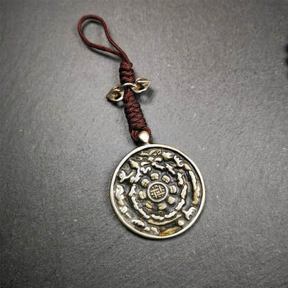 Iron Melong 1.57" - Tibetan Buddhist art, view 7