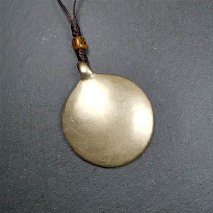 Copper Melong 1.93" - Tibetan Buddhist art, view 4