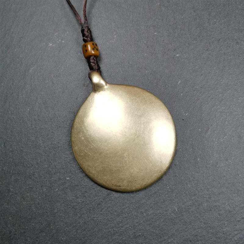 Copper Melong 1.93" - Tibetan Buddhist art, view 4