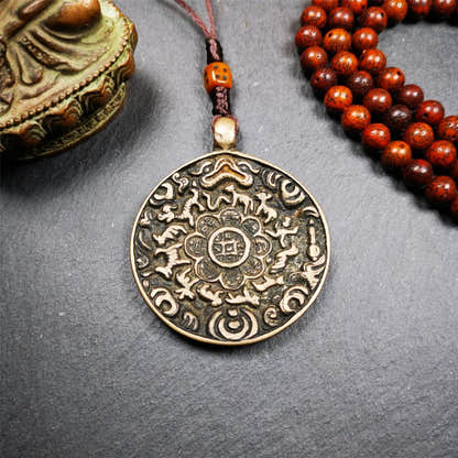 Thokcha Melong 1.93" - Tibetan Buddhist art, view 7
