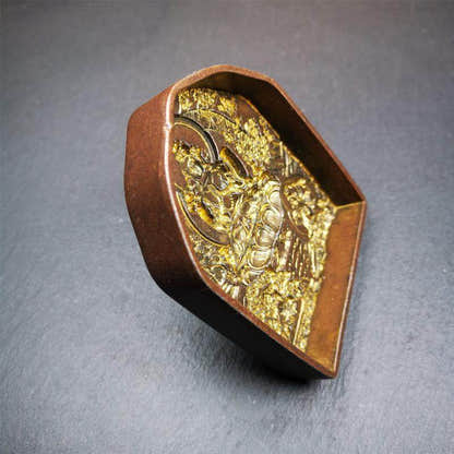 Three Great Bodhisattvas,Chenrezig,Manjushri,Vajrapani, Tsa Tsa Mold - Tibetan tsa tsa mold, view 5