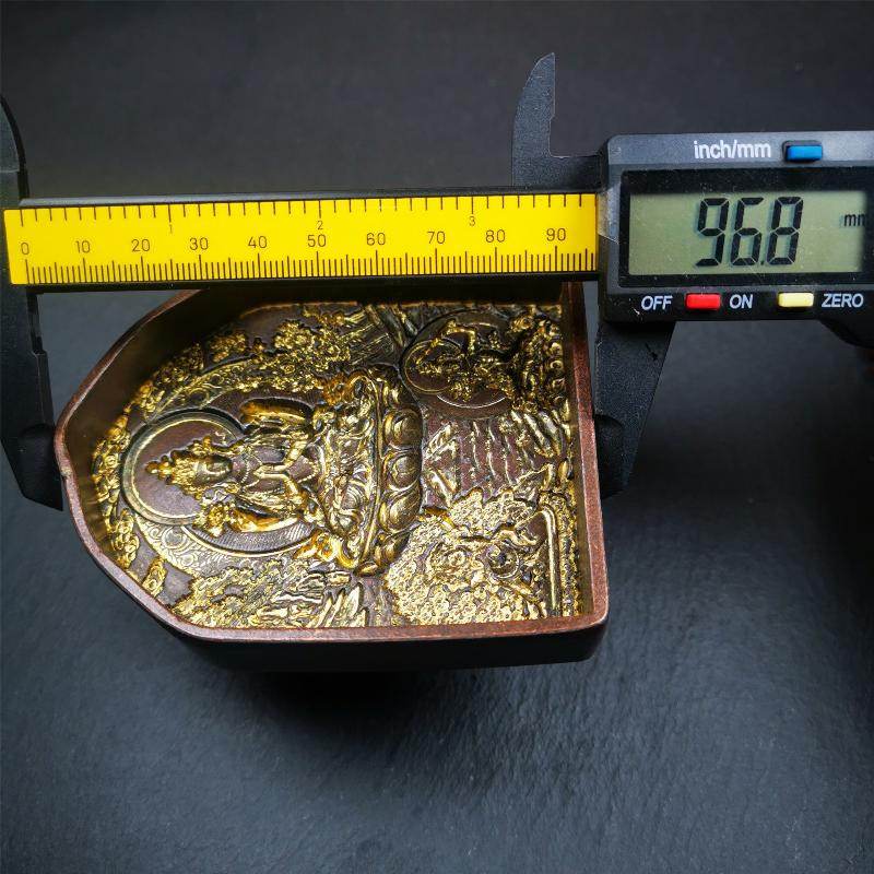 Three Great Bodhisattvas,Chenrezig,Manjushri,Vajrapani, Tsa Tsa Mold - Tibetan tsa tsa mold, view 8