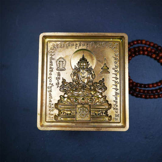 Akshobhya, Big Tsa Tsa Mold - Tibetan tsa tsa mold, front view