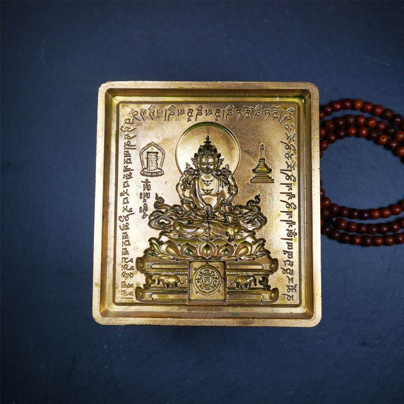 Akshobhya, Big Tsa Tsa Mold - Tibetan tsa tsa mold, front view