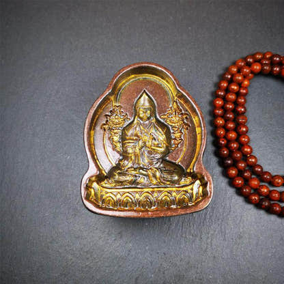 Je Tsongkhapa Tsa Tsa Mold - Tibetan tsa tsa mold, front view