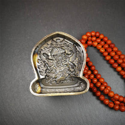 Vajrakilaya Tsa Tsa Mold 2.95“ - Tibetan tsa tsa mold, front view