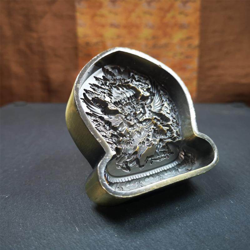 Vajrakilaya Tsa Tsa Mold 2.95“ - Tibetan tsa tsa mold, view 5