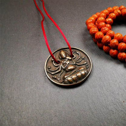 Usnisa Vijaya,Victory Dharani,1.4" - Tibetan Buddhist art, view 9