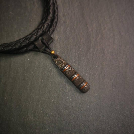 Ladder Amulet 1.38" - Tibetan Buddhist amulet, front view
