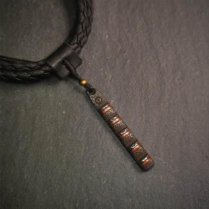 Ladder Amulet 1.77" - Tibetan Buddhist amulet, front view