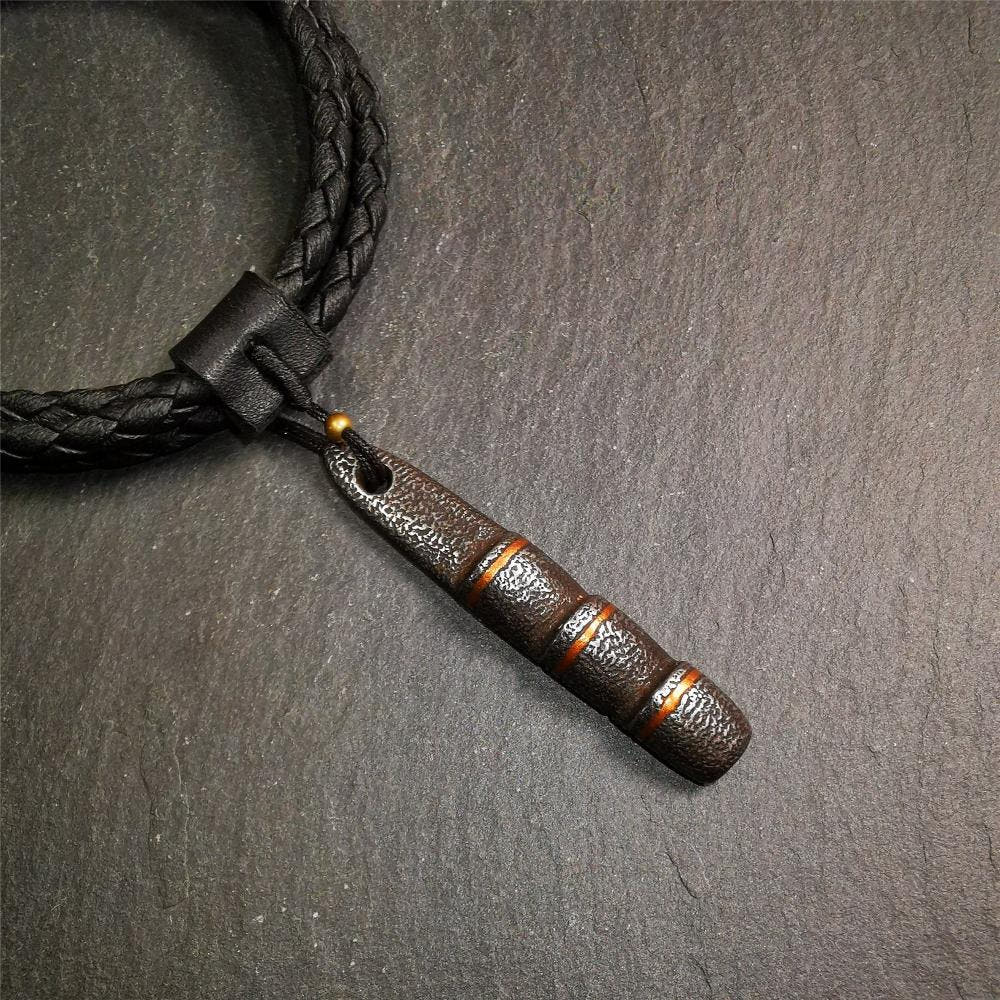 Ladder Amulet 2.08" - Tibetan Buddhist amulet, front view