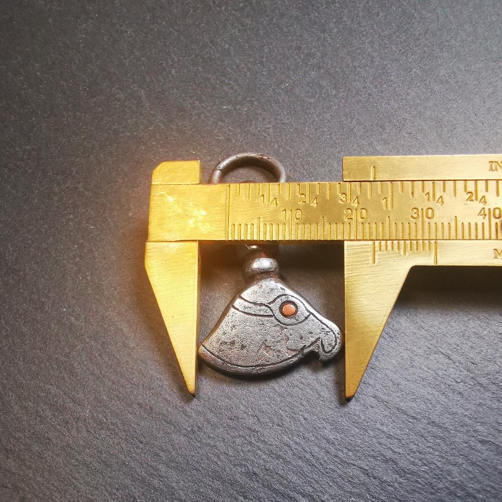 Kartika Pendant, 1.34" - Tibetan Buddhist art, view 9