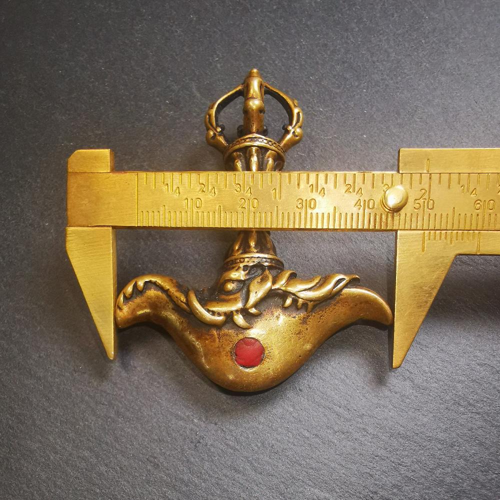 Kartika Ritual, 2.64" - Tibetan Buddhist art, view 9