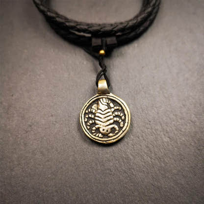 Scorpion Guru Amulet 0.87" - Tibetan Buddhist amulet, view 6